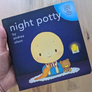 Night Potty: a before-bedtime book for ages 6 months and up [Board book] NWT